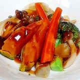 野菜の旨味がぎゅっ！彩り蒸し野菜の黒酢あんかけ♪